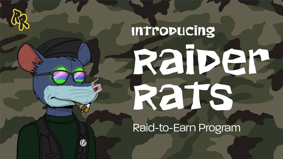 Riff_Rats's tweet photo. Introducing our new Raid-to-Earn program - "RAIDER RATS" 🐀💰

Earn a combination of $SOL, $CHEESE, and other prizes such as NFTs, for your social media and marketing contributions! 💰🧀🖼️

✅Available for #RiffRats holders only! @solana 

🔗https://t.co/P7X5rRtRWg https://t.co/p0oKtoN08F