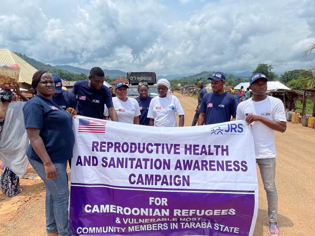 jrs_waf's tweet photo. Through the JRS Health service program funded by the @StatePRM, more than 360 #Cameroonian refugees and the local population in Abong, #Nigeria, learned about reproductive health and sanitation. https://t.co/Vfmq2A1I90