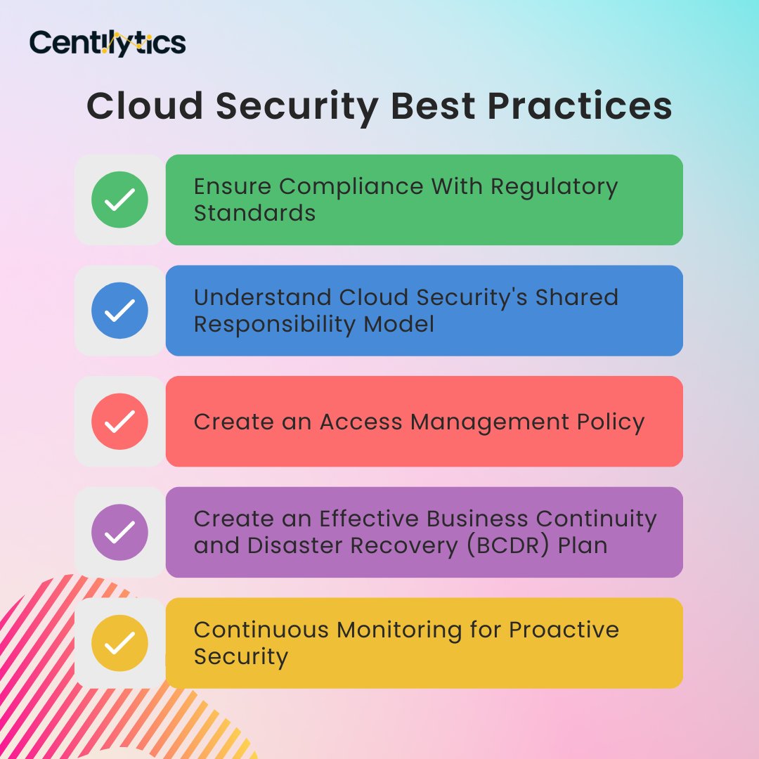 centilytics's tweet photo. Security is a major concern that cloud experiences. To tackle such a problem, your cloud infrastructure must be protected with the best security practices. Check this out!
#Centilytics #cloudsecurity #cloudmanagement #tuesday https://t.co/pFkloZwVXz