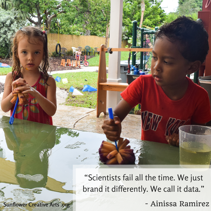sunflowerarts's tweet photo. “Scientists fail all the time. We just brand it differently. We call it data.”

- Ainissa Ramirez https://t.co/u58a0NnMSE