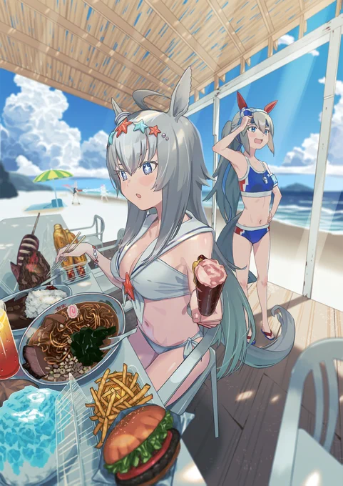 オグタマ in 海の家#ウマ娘 