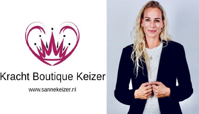 Zoals jullie weten heb ik na 22 jaar mijn sportcarrière beëindigd. Stilzitten is gelukkig niet mijn ding en ik maak me graag maatschappelijk nuttig. Bij deze wil ik jullie graag kennis laten maken met het bedrijf Kracht Boutique Keizer. sannekeizer.nl vindt u alle info