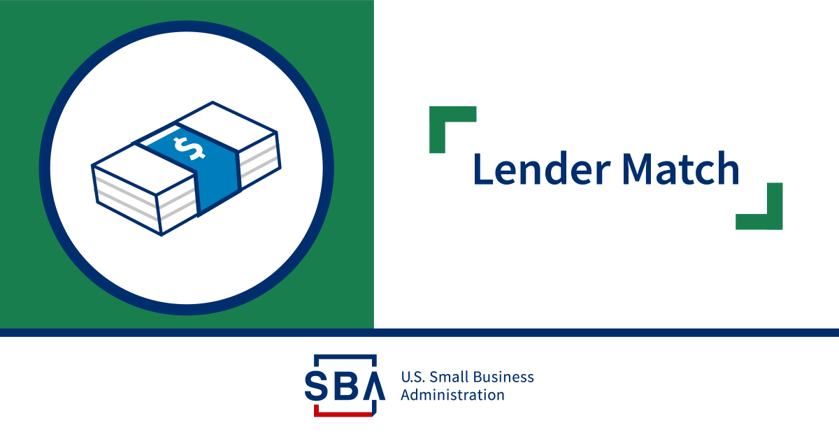 SBA_Connecticut's tweet photo. Get matched! #LenderMatch connects #smallbusinesses with @SBAgov-approved lenders, community development organizations and micro-lending institutions. Try it out: https://t.co/jrGey8J9Ne https://t.co/K30ejH0pdG