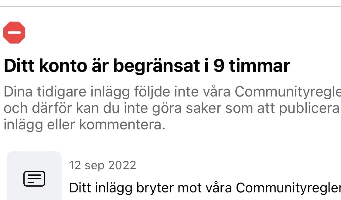 Blockad på FB! Anledningen?  Jag delade en fantastisk berömd essä i The Esquire kring en bild från 9/11 med titeln The Falling Man. Mycket märkligt.