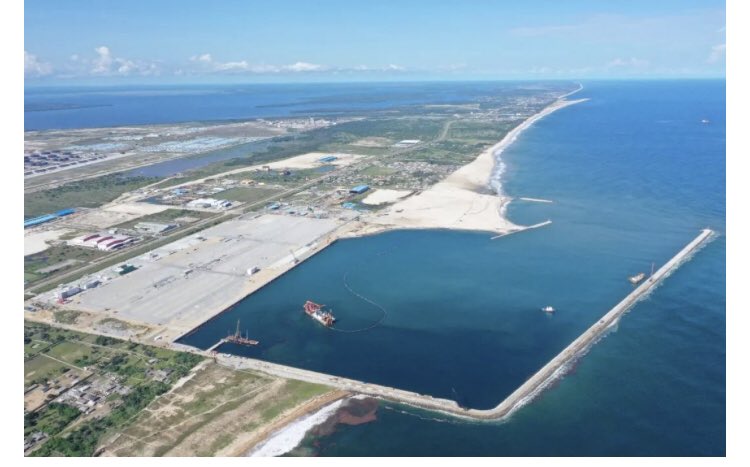 OvieNews's tweet photo. JUST IN: Lekki Deep Seaport begins operations this Friday ,16 September 2022, to kickstart the dry-run phase while full-scale operations start year ending . Landlocked countries such as Mali, Chad, Niger Republic have shown interest in hurling their cargoes through Nigeria ports. https://t.co/OcR6mcHbne