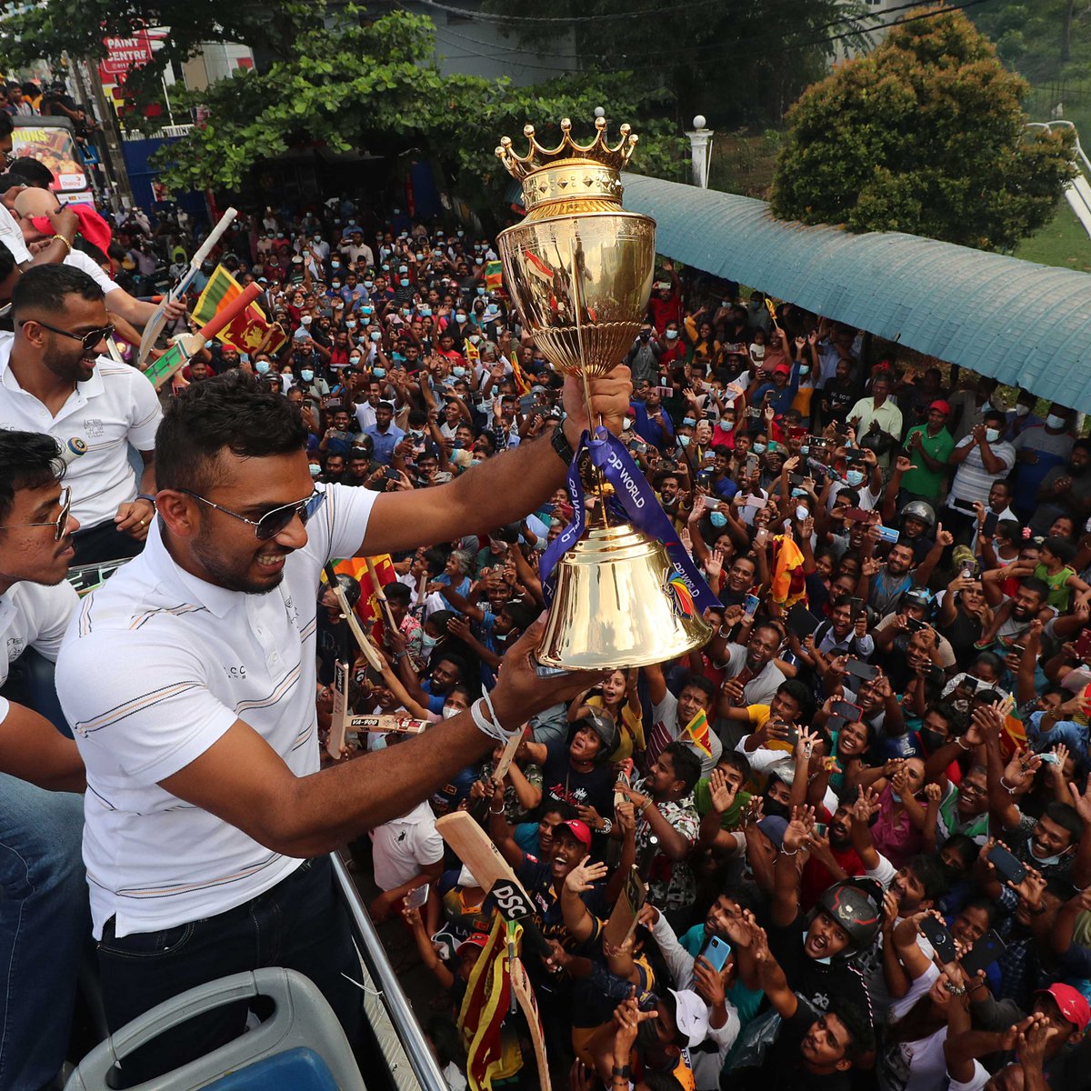 cricinfo's tweet photo. The cup of joy 🏆

(Photo courtesy SLC) https://t.co/PkS3qJXYD4