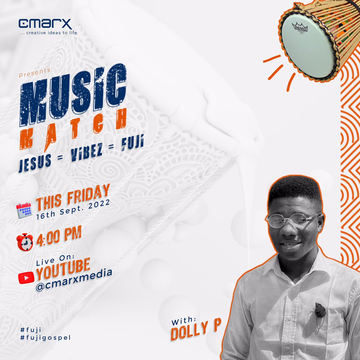 cmarx_ng's tweet photo. This Friday, its all vibez as we dig in to the fountain of joy with FUJI. Join us 4pm on youtube with DOLLY P as we become divine miners.
#Lekki #statehouse #rockislife #cmarx #musicmatch https://t.co/Z03UBiWV2z