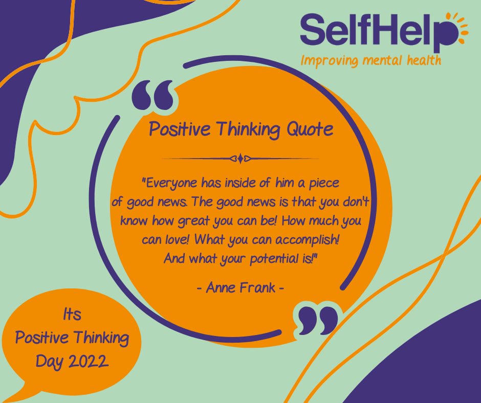 Positive thinking is a great motivator to help support you on your journey of self improvement. Its very easy to miss the day to day improvements you make, but having a clear goal to aim for and having a way to challenge your negative thoughts. - Adam #PositiveThinkingDay