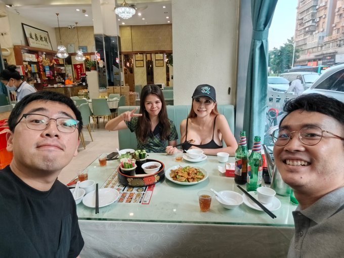 Dongbei food for lunch with some friends from a local powerbank company... https://t.co/83cKgWjmVP