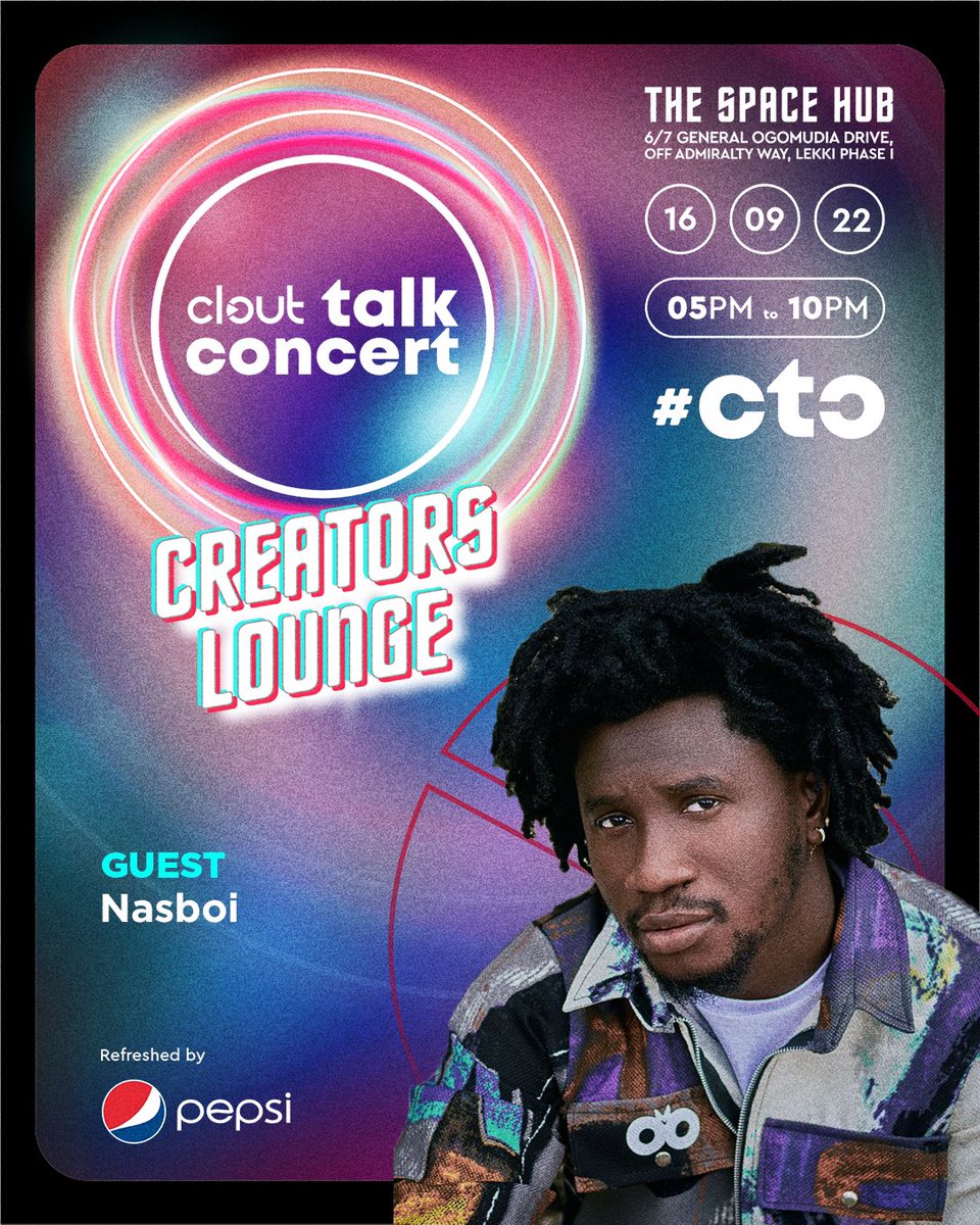 Meet the first set of guests that will be live at the concert. @crowdkontroller @MissTechyNG @IamOlakira @iamnasboi Register here clout.ng for FREE to attend. #CTC