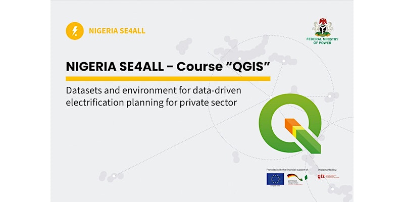📣 Join us on a 2-day hands-on training for private companies in the energy sector,organised by @nesp_nigeria!Learn how to leverage the use of #Geodata & #QGIS software for improved #electrification & #energyaccess planning. 📍Abuja 📅20-21 Sep, 2022 🔗 eventbrite.co.uk/e/nigeria-se4a…