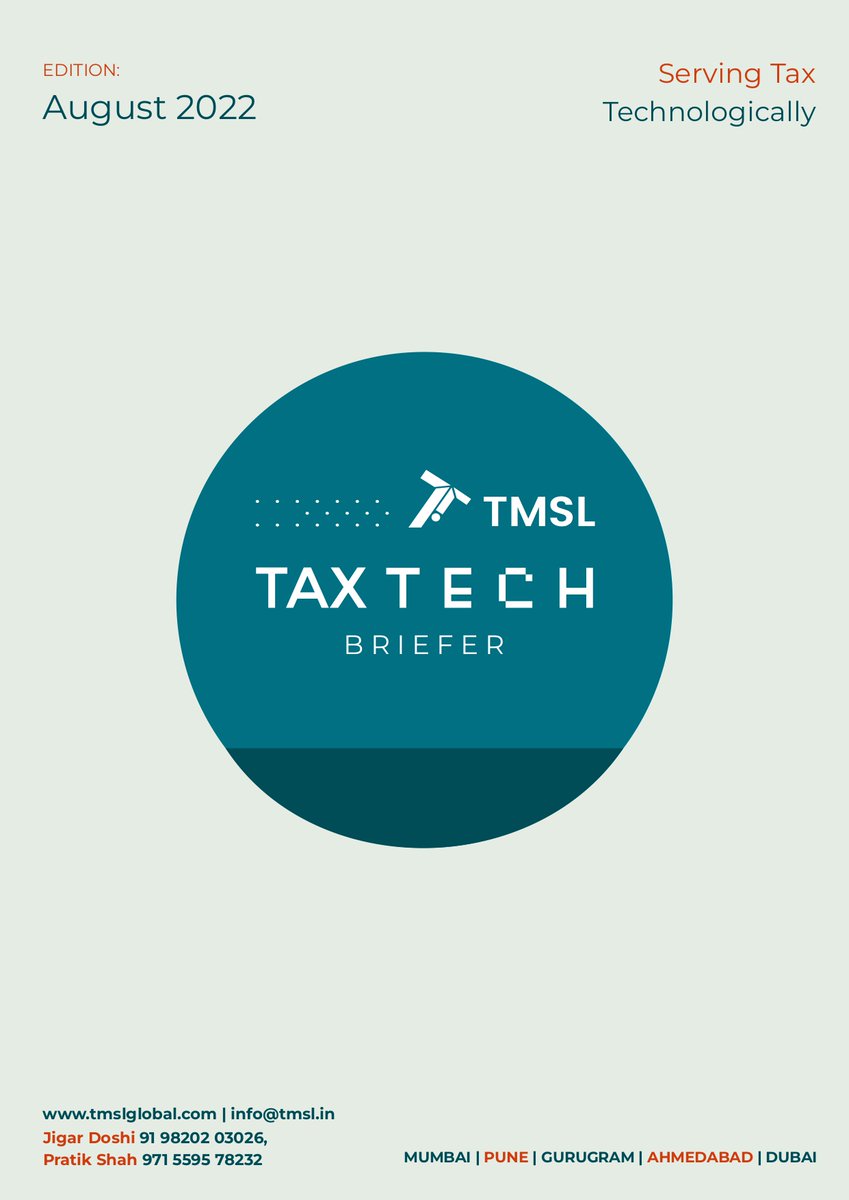 tmslglobal's tweet photo. Stay informed with TMSL Briefer for August 2022 on 5 latest highlights on Indian and GCC Indirect Taxes, and learn how we can help you incorporate Apache Hadoop to solve massive data and computation problems.
#TMSL #TMSLGlobal #TaxTechnology #IndirectTaxes https://t.co/olCdjKorZ6