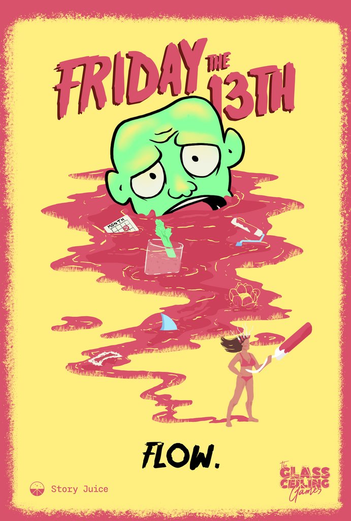 We know it's the 13th of September, and a Tuesday, but we can't help but share this awesome parody poster made by artist Bree Hammond back in May! 🎨🤣🔥⁠

#gameart #parody #indiegames