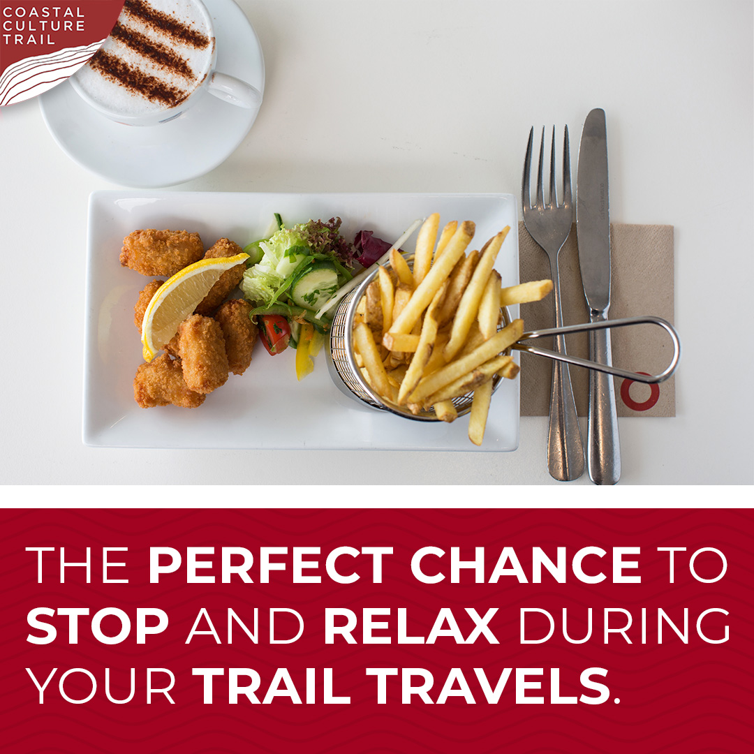 🍂 Enjoy tasty, freshly prepared food along the trail this Autumn!

🍽️ Each gallery along the trail has their own Café, presenting the perfect chance to stop and relax during your #CoastalCultureTrail travels.

🔗 Find out more on our website: coastalculturetrail.com