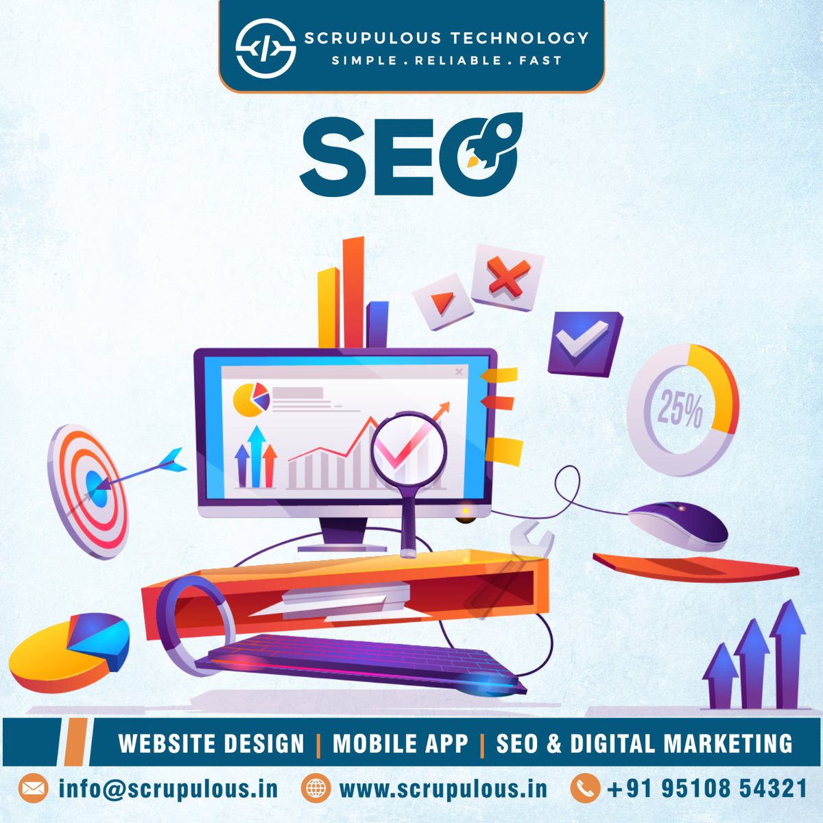 ScrupulousTech's tweet image. If you are struggling with poor online visibility, ranking, and traffic, your business growth is at stake. Only a top SEO agency like #ScrupulousTechnology can help you grow.  🚀 

#seo #marketing #digitalmarketing #socialmediamarketing #contentmarketing #onlinemarketing #sales