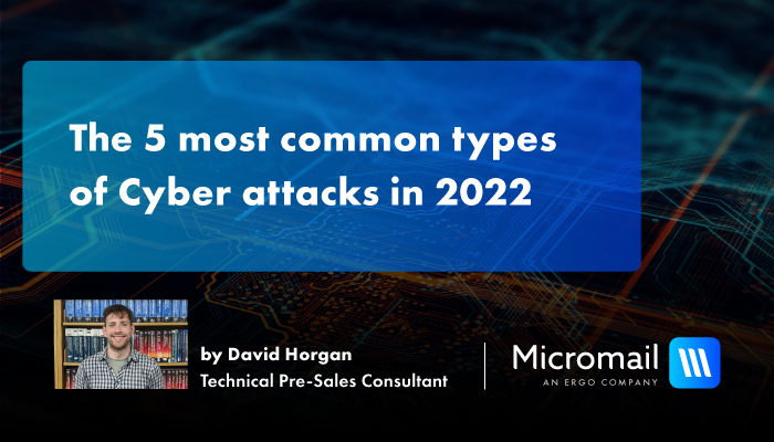 micromail's tweet photo. Take a look at our latest blog on the 5 most common types of cyber attacks in 2022, what the security best practices are to avoid them, as well as some of the Microsoft security solutions available:

https://t.co/CYm3jpJy0A

#cybersecurity #microsoft #security #cyberattacks https://t.co/BsTFbgFqa6