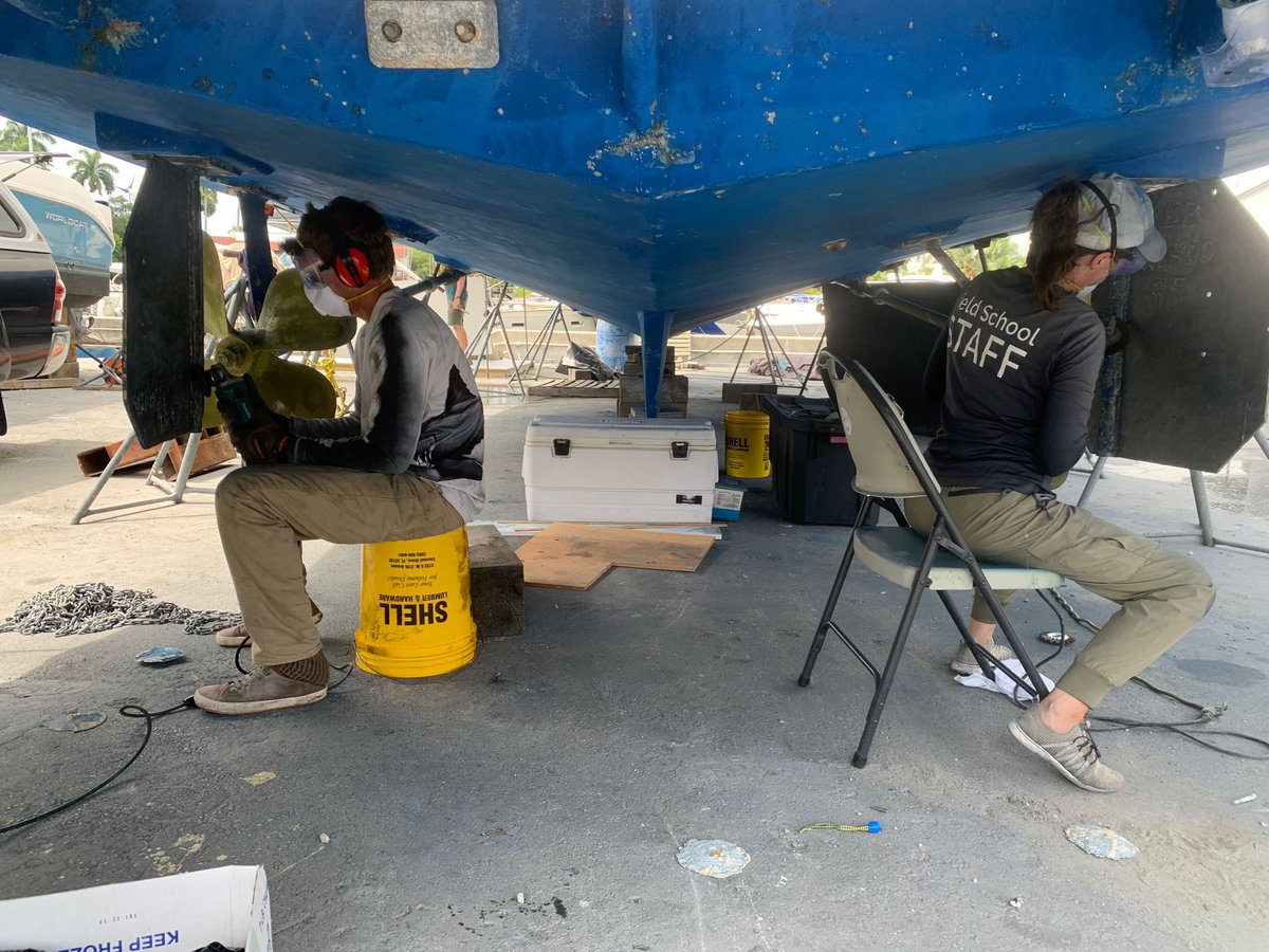 R/V Garvin is getting a facelift! Stay tuned for more updates as we wrap up 3 weeks of maintenance!