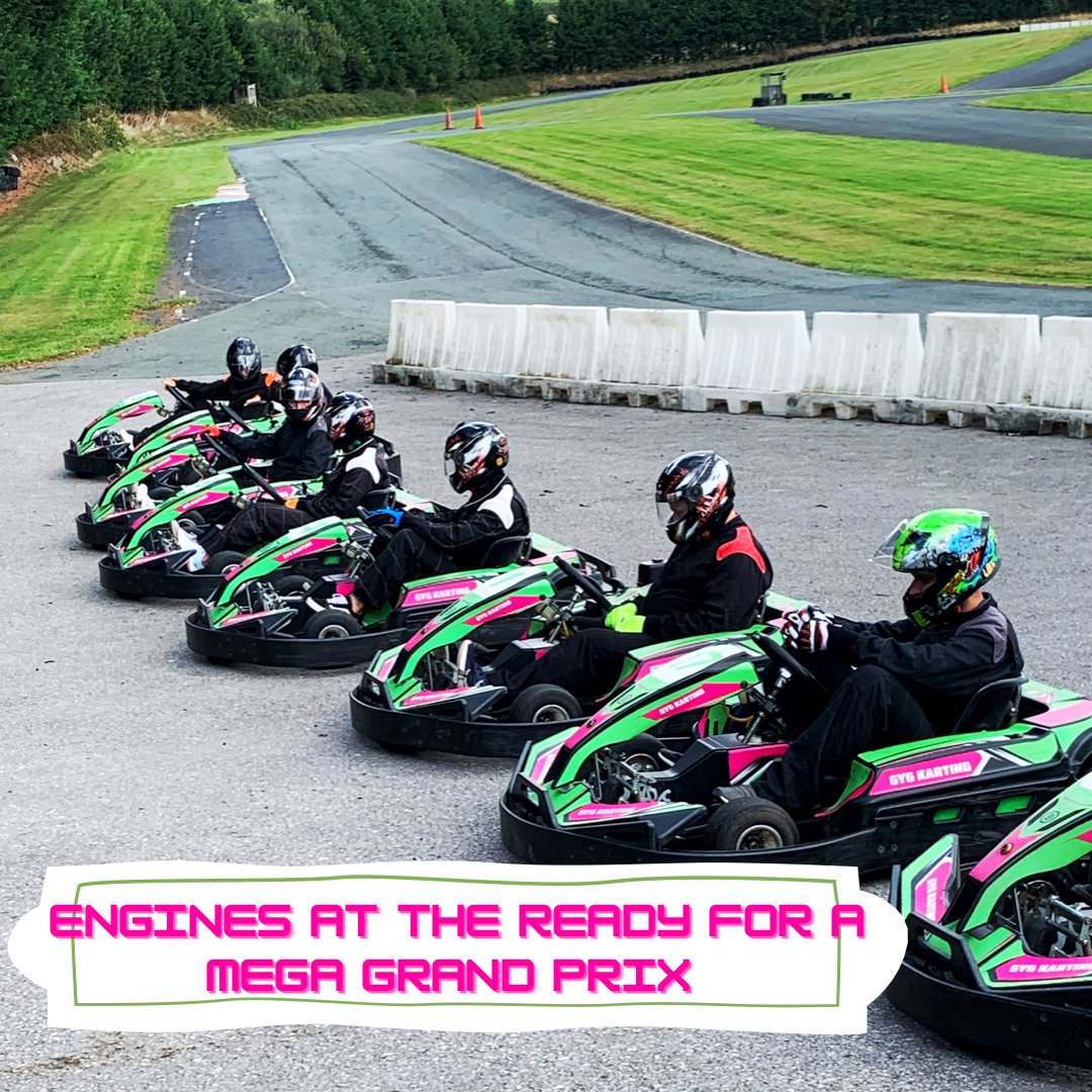 🏎️ ENGINES AT THE READY🏎️

🏆Why not book yourself a ⭐MEGA⭐ Grand Prix for you and all your mates!🏆

😍Whether its for a special occasion or just a bit of epic fun, we've got you covered!🍾

🖥️ TO BOOK VISIT: gygkarting.com
📞 FOR INQUIRIES RING: 01490 420770