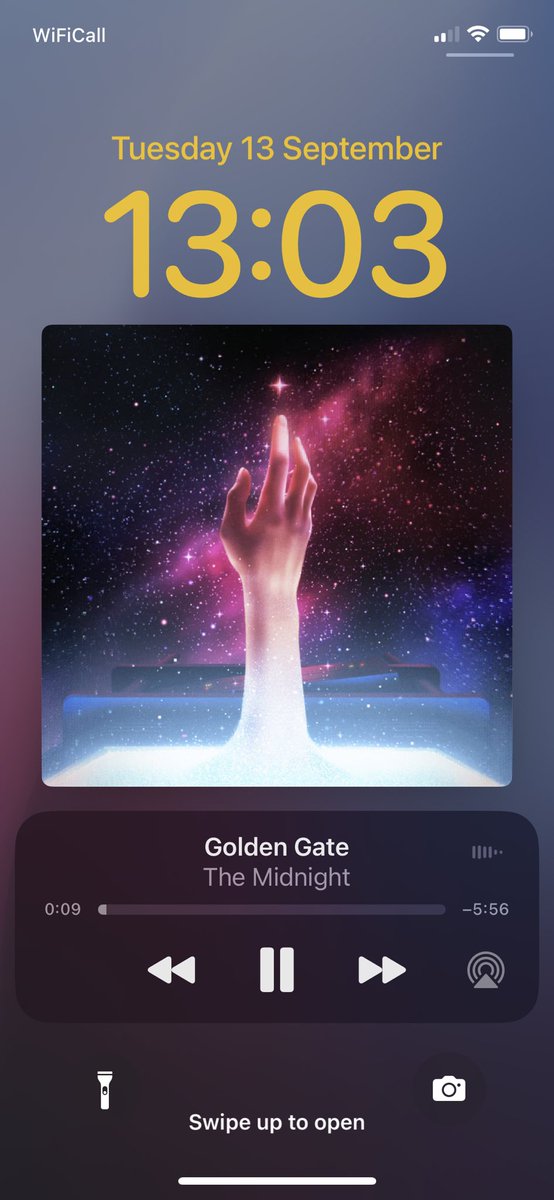 Loving the new Lock Screen #iOS16 #themidnight