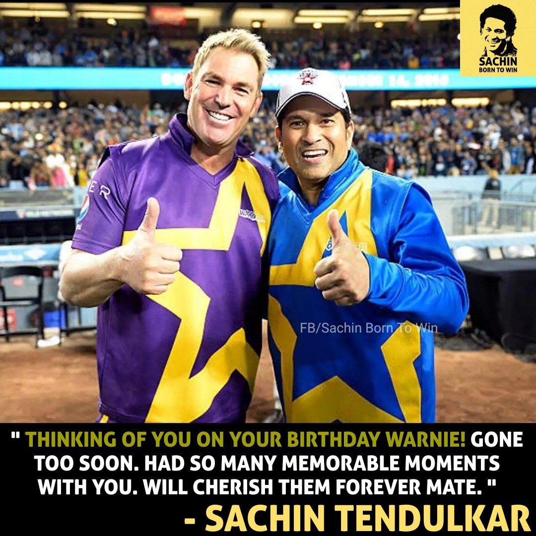 Happy Birthday Shane Warne      