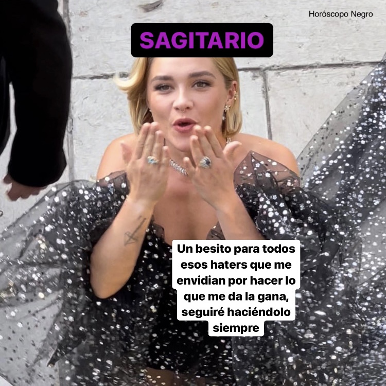 Un besito desde aquí para todos mis haters ♐️💋