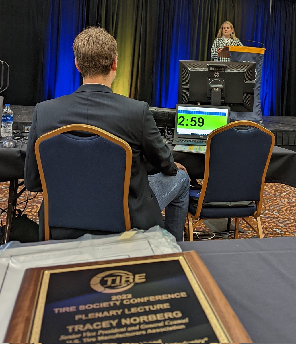 thetiresociety's tweet photo. @ustires' Tracey Norberg kicking off day 2 of #tiresociety2022 #tireweekinakron https://t.co/OnUZdHC5EW