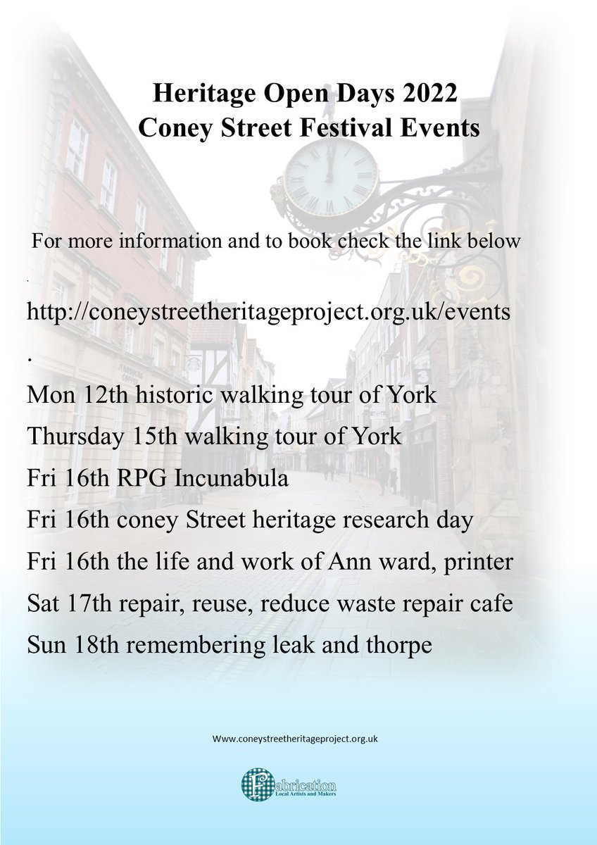 here is the list of inhouse events we are running for the week too, we hope you enjoy them #HeritageOpenDays <a href="/theyorkmix/">YorkMix</a> <a href="/yorkpress/">The Press</a> <a href="/yorkcivictrust/">York Civic Trust</a> <a href="/StreetLifeYork/">StreetLife York</a> @YorkMansionHse <a href="/VisitYork/">✨ Visit York ✨</a> <a href="/indieyorkmap/">Indie York</a> <a href="/Helmsleygroup/">Helmsley Group</a>