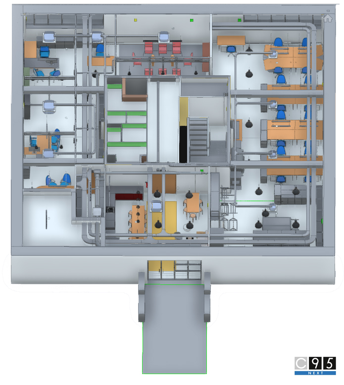 Through BIM and digital twins we are able to improve the safety of buildings against potential hazards such as fire. We can perform better material analysis, create evacuation plans and improve the installation of passive protection systems.