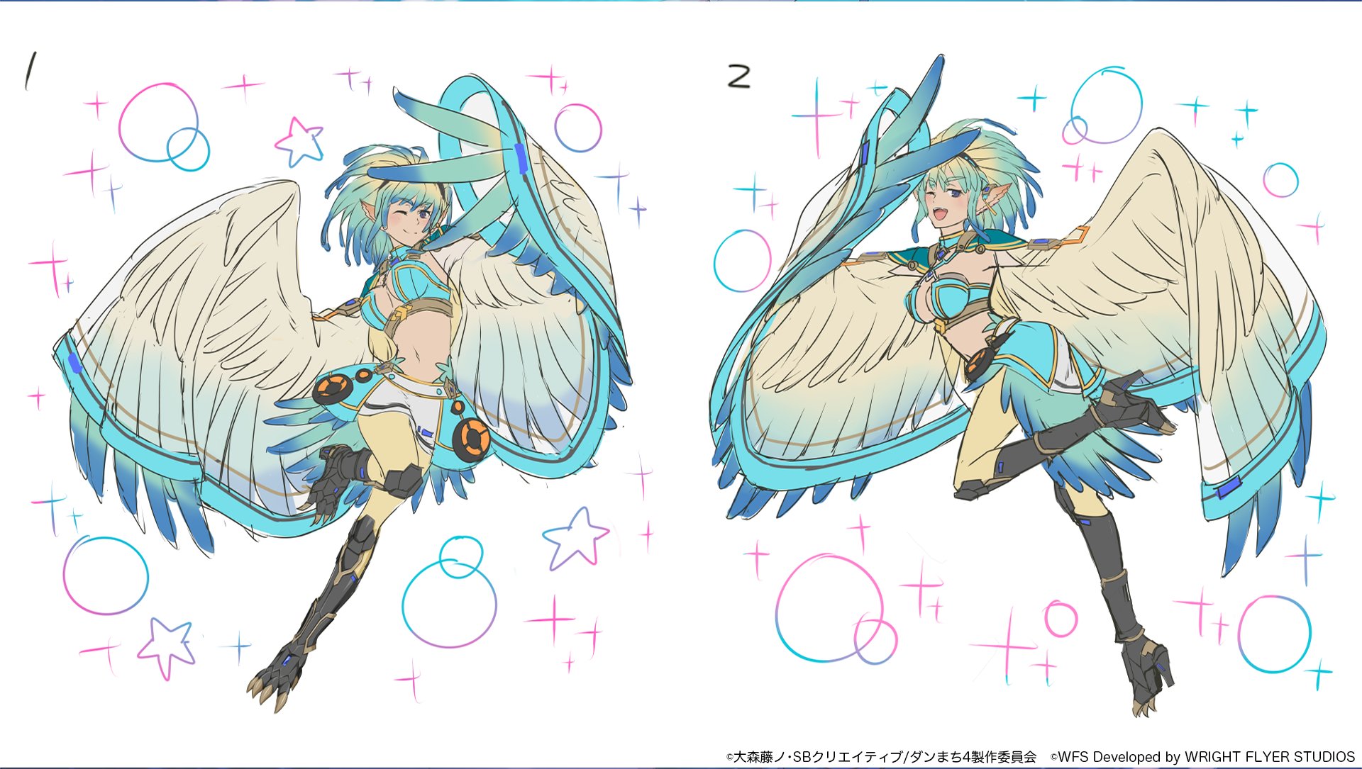 ダンまち メモリア・フレーゼ 複製原画 3点セット シリアル