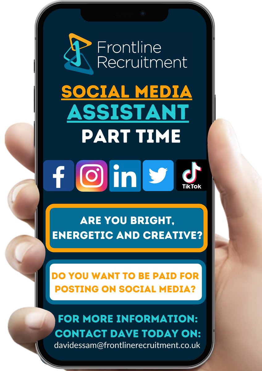flrecruitment's tweet photo. 🤩 New Job 🤩 #socialmedia #facebook #insta #twitter #linkedin https://t.co/DoQxiPOld0