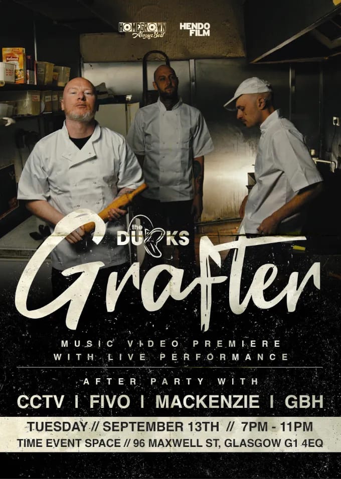 Tonight #Glasgow #TheDucks #MOG #MinceFratelli <a href="/Lew_magenta/">Lew.</a> we will be screening new video by @hendofilm followed by live performance and afterparty with <a href="/MacKenziePro/">Mackenzie</a> <a href="/hawaii_fivo/">Fivo</a> <a href="/GBhGlasgow/">GBh Glasgow</a> #CCTV <a href="/jaylee_cctv/">JAY-LEE CCTV</a> 
DM or homegrownalwaysbest@gmail.com for details🔥
#rock #rap #punk