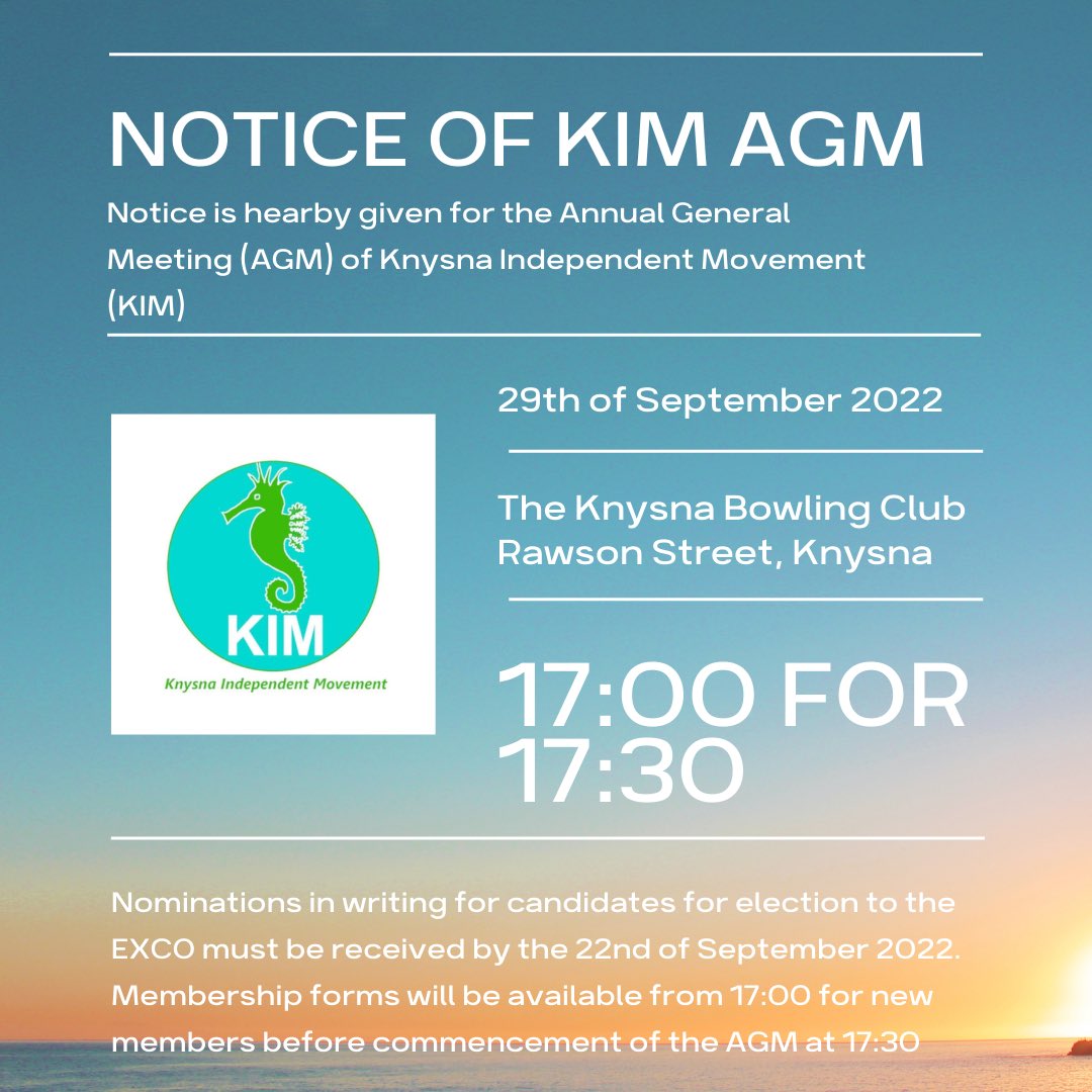 Knysna Independent Movement tweet media