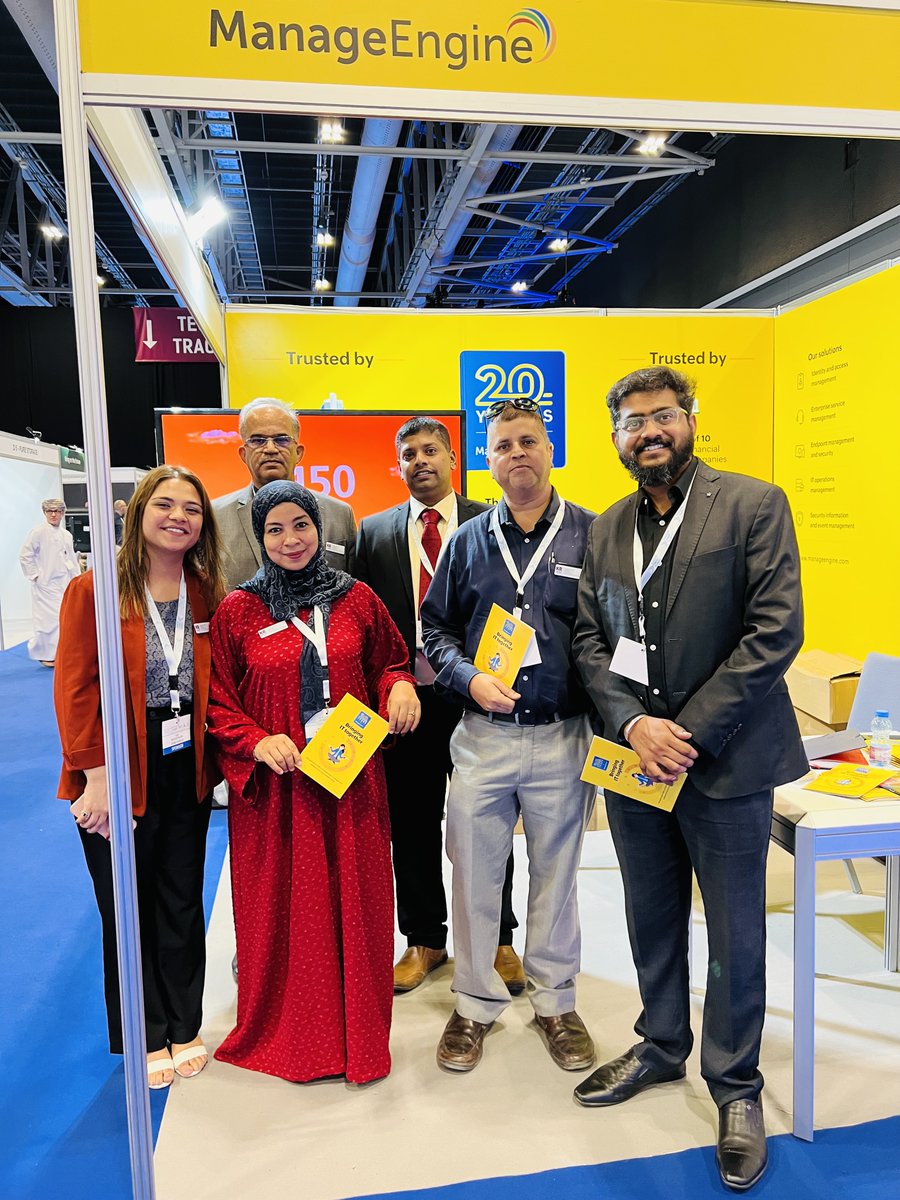 manageengine's tweet photo. And that'll be all. We're extremely grateful to all our partners and everyone who took the time to stop by! #MEatFutureTech #FutureTech2022 #FutureTechOman https://t.co/UHIbPHcscR