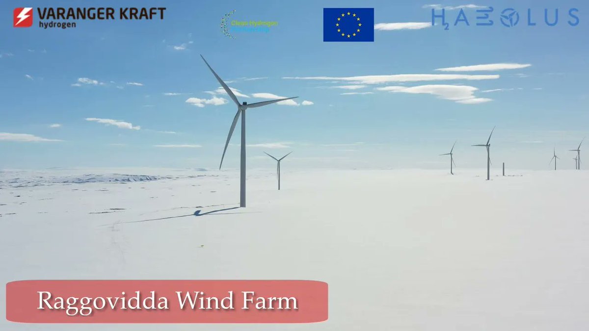 HaeolusProject's tweet image. A drone video of our plant - from the wind park to the electrolysers!
buff.ly/3U6xtsH