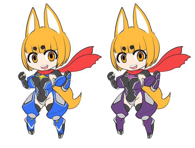 対魔忍GOGOフォーマットの桔梗ちゃん
青にすると主人公チックなカラーでいいね… 