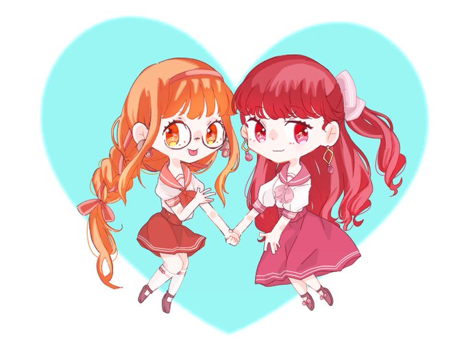 双子コーデのtwitterイラスト検索結果