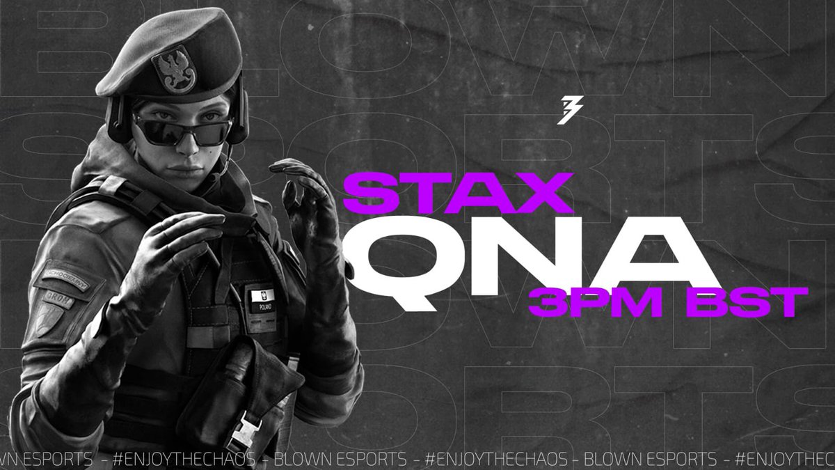 Want to know more about our brand new R6S team and what they are all about? 

Well, now is your chance! Our team captain <a href="/StaxR6/">Stax</a> is taking over our twitter for a QnA! 

Reply to this tweet, use #AskStax and your questions might just be answered 🔥