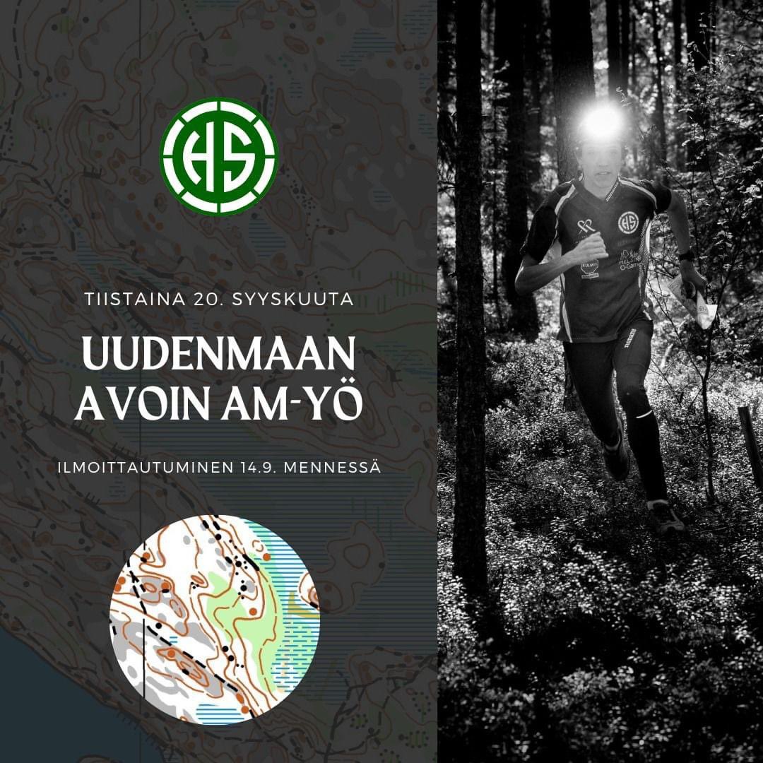 Kaikille avoin yösuunnistustapahtuma Suomen herkullisimmissa suunnistusmaastoissa Nuuksion Haukkalammella 20.9! 

Ilmoittautuminen päättyy pian - täällä kaikki tieto: helsinginsuunnistajat.fi/am-yo-20-9-202…

#suunnistus