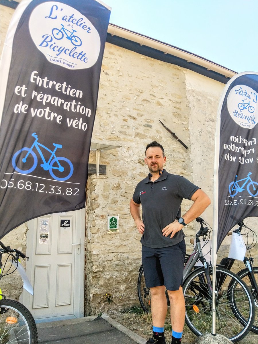 OTI_GPSEO's tweet photo. 🚲Une nouvelle enseigne labellisée "Accueil #Vélo" sur la Destination Terres de Seine #TDS ! Merci à @78actu pour son intérêt pour l'atelier de réparation de vélos de Ludovic à #Bouafle
🗞️https://t.co/5ST2Jk01wu
👉Prenez RDV https://t.co/h0mbmhUiNt https://t.co/HY8vWzxSOg