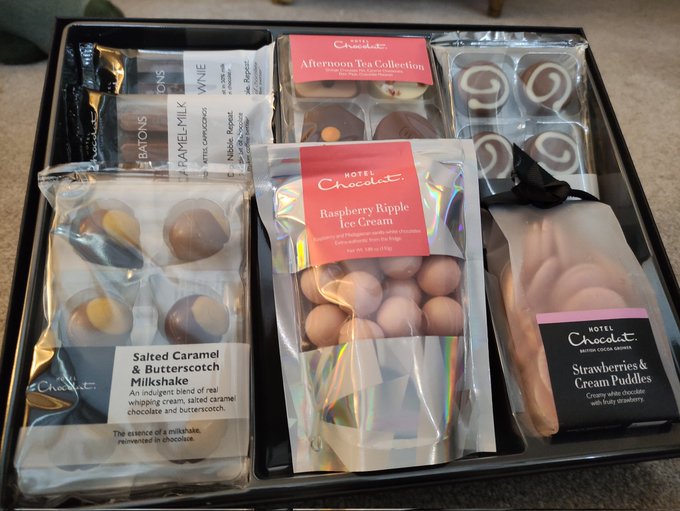 This was a gorgeous gift I received last week from a client, and I've tried a few of them, and they're