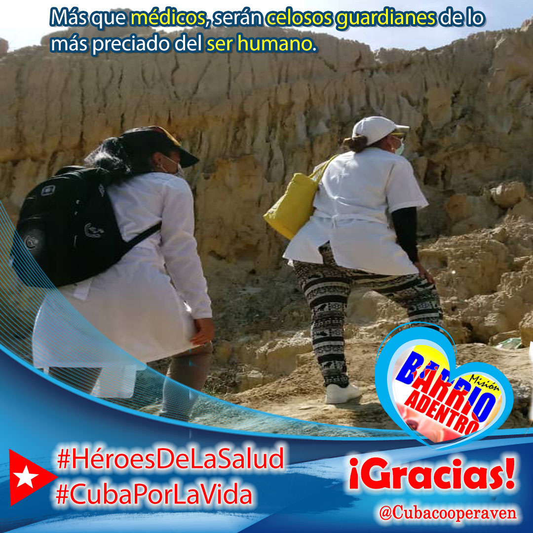 En las relaciones internacionales practicamos nuestra solidaridad con hechos, no con bellas palabras.

#CubaPorLaVida 🇨🇺 #CubaPorLaPaz #CódigoSí #Cuba #CubaCoopera