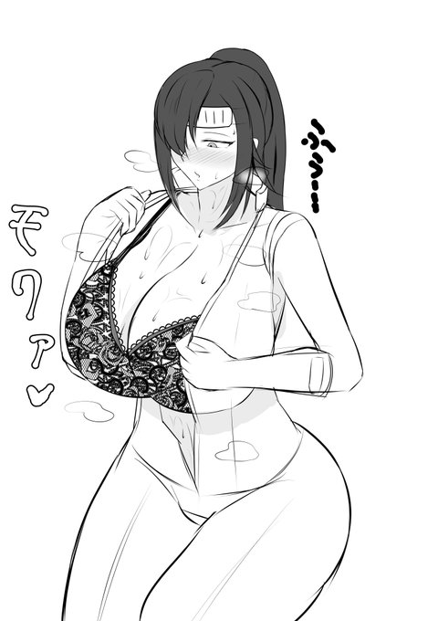 家出る前にラクガキ。シドニアの騎士の佐々木主任。つなぎの中にこれくらい派手な下着付けてて欲しい 