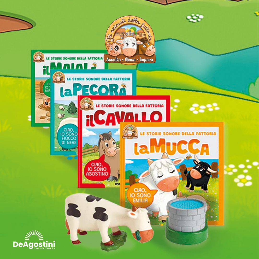 deagostini_it's tweet photo. 🎵🐑 Grazie a contenuti semplici e divertenti potrai imparare tantissime cose interessanti sugli animali della fattoria. La mucca Emilia e gli altri abitanti della fattoria ti aspettano su https://t.co/MkFyE8OdQD
#deagostini #storiesonorefattoria #animalifattoria https://t.co/z3FfTDXtDd