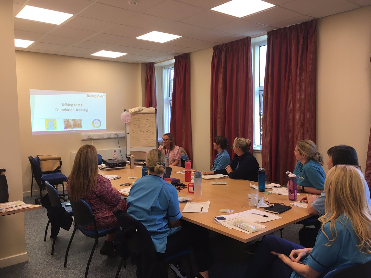 EChesnet's tweet photo. So excited to be able to deliver face to face training Talking Mats training for my team today 🙌🏻 Thank you @NorthSNRT for your enthusiasm and active participation!! @TalkingMats https://t.co/QcpfYk6T20