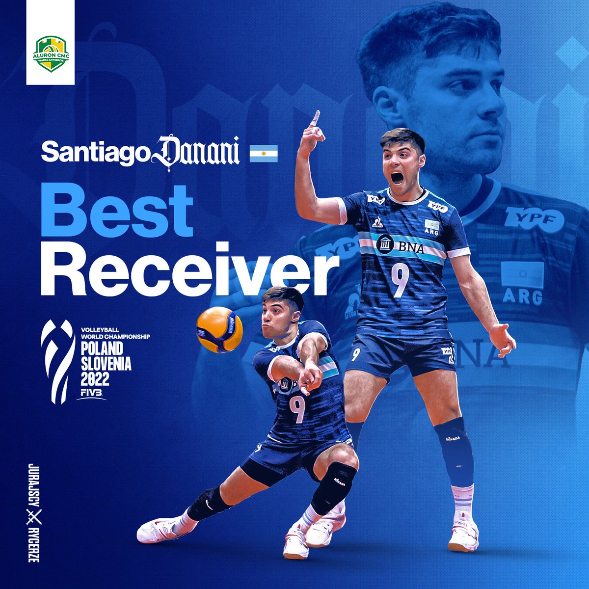 .<a href="/SantiDanani/">Santi Danani</a> - the Best Receiver of #VolleyballWorldChampionship 🔝

#JurassicKnights⚔️ #MWCH2022