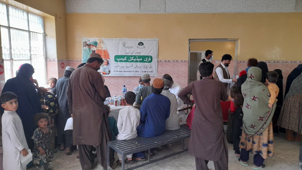 ChildLife held another #medicalcamp today in DHQ Qila Saifullah, #Balochistan for #flood affected #children. Thousands of children still need #urgent medical #care. Help ChildLife continue saving more children.

Donate Now: bit.ly/3hBh9z5