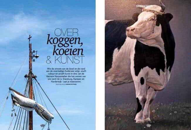 MarketingOost's tweet image. 𝗜𝗻 𝗘𝗶𝗴𝗲𝗻 𝗟𝗮𝗻𝗱 | we zijn erg blij met de prachtreportage van reisjournalist @simonewit van #InEigenLand magazine die @Hanzesteden @Gem_Doesburg @vvvdeventer @KampenPartners en @gemharderwijk bezocht voor de kunst/cultuurspecial. Vanaf vandaag bij de boekhandel+abonnees