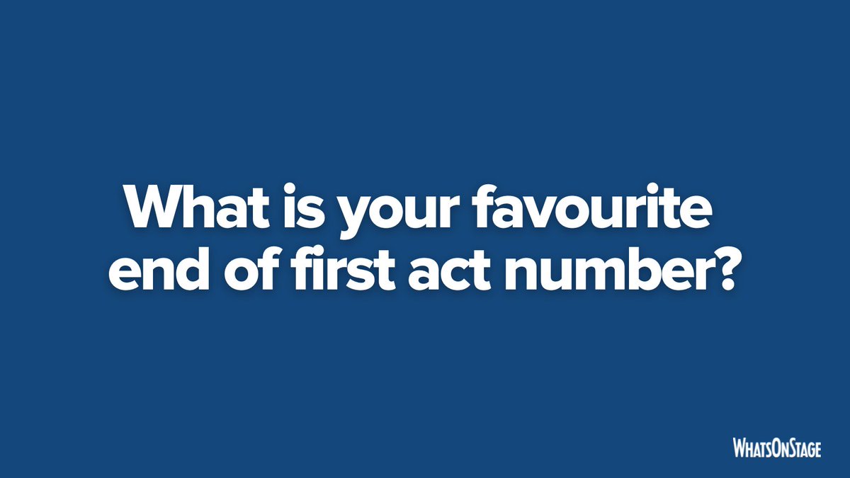 WhatsOnStage's tweet image. *sits jaw-dropped for the whole of the interval*