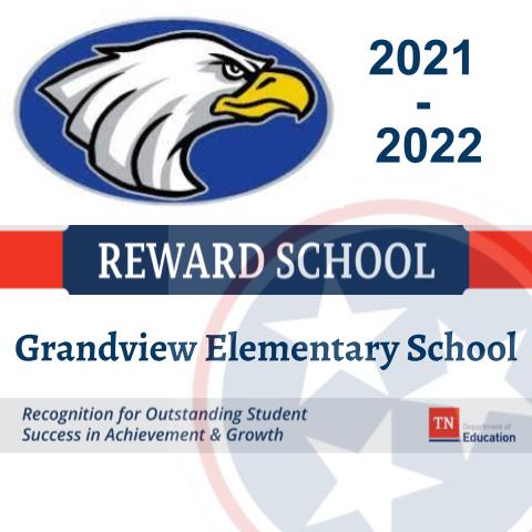 Grandview has been named a 21-22 <a href="/TNedu/">TN Dept of Education</a> Reward School!! There aren't words to describe just how proud we are of our students, families, faculty, &amp; staff at Grandview for their hard work and dedication to learning. #growingexceptionalstudents #soarlikeaneagle
#neverstoplearning
