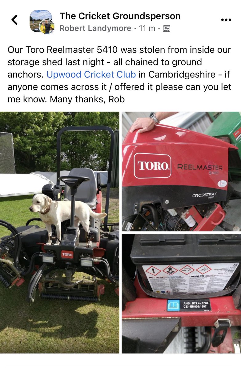 Upwood Cricket Club tweet media